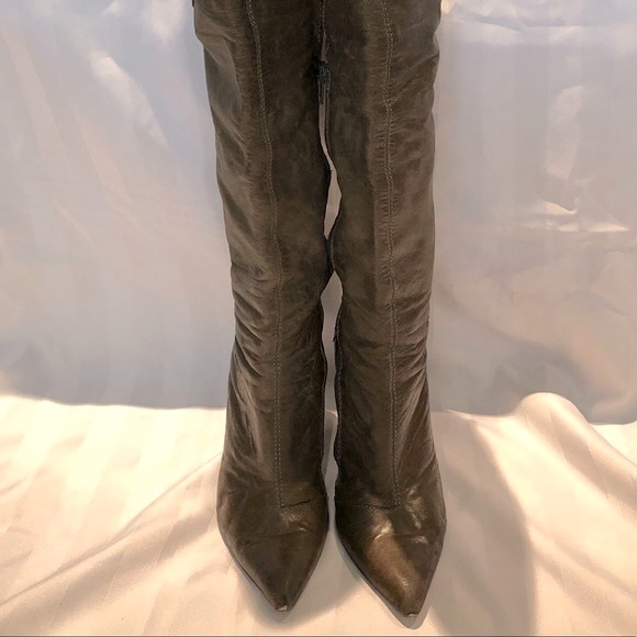 Le Chateau Leather Over the Knee Boots - Picture 6 of 15